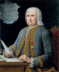 Pérou - Portraits de Simon de la Valle y Cuadra et Maria